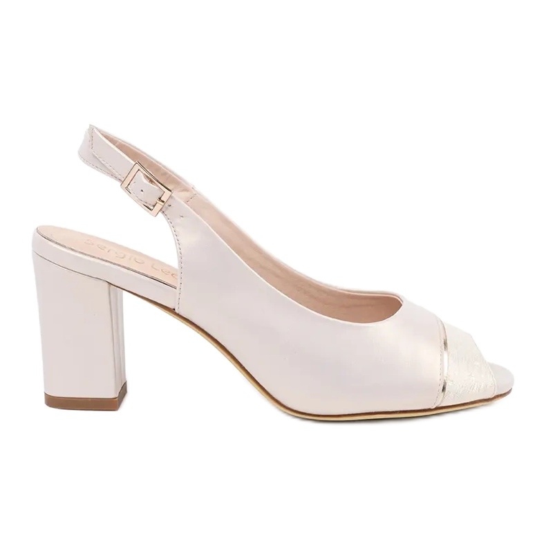 Öppen tå Sergio Leone sandaler brun