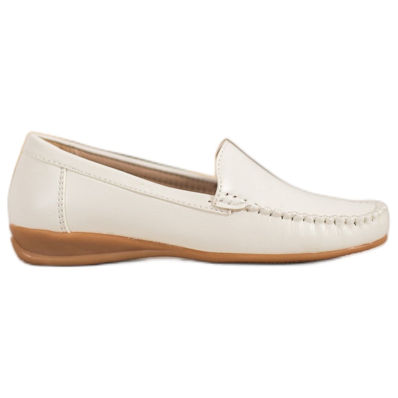 Primavera Eco Leather Loafers vit