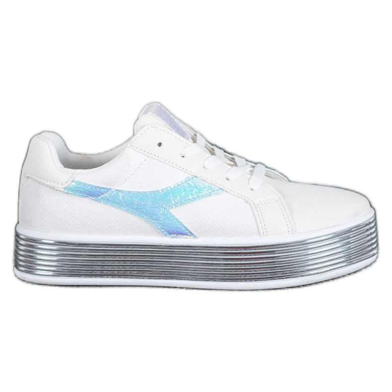 Ideal Shoes X-9758w vit