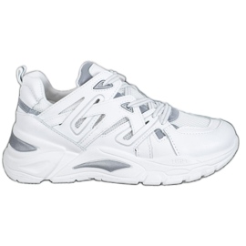 Small Swan Pohodlné Sneakers från Eco Kůže grå