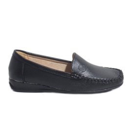Svarta kil loafers 8-01