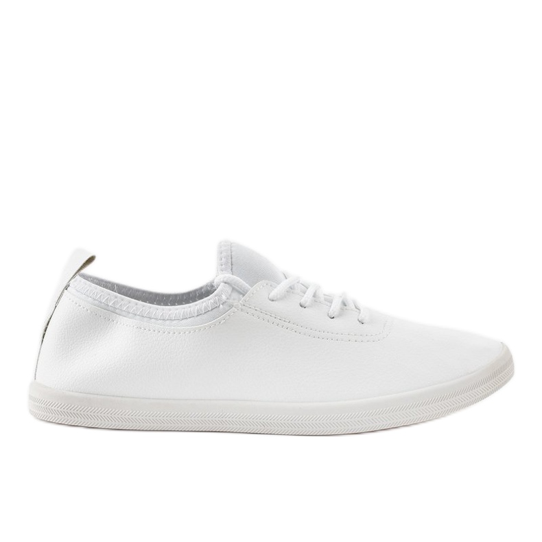 W9782-2 vita klassiska sneakers