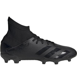 Adidas Predator 20.3 Fg Jr EF1929 fotbollsskor svart svart