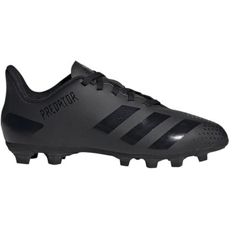 Adidas Predator 20.4 FxG Jr EF1932 fotbollsskor svart svart
