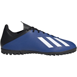 Adidas X 19.4 Tf M FV4627 fotbollsskor blå blå