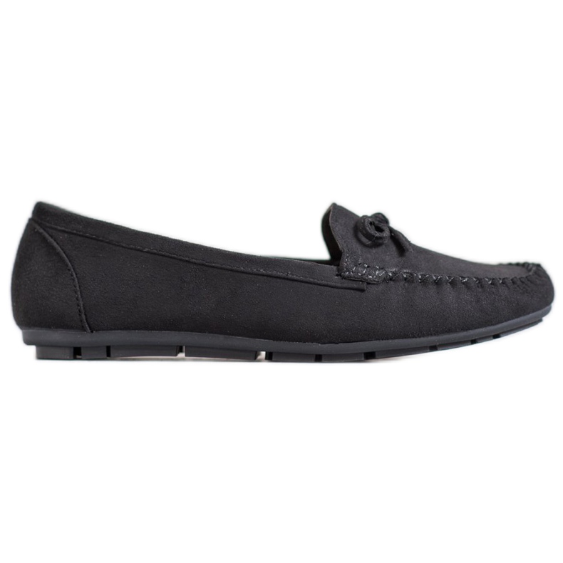 Clowse Svarta loafers med rosett