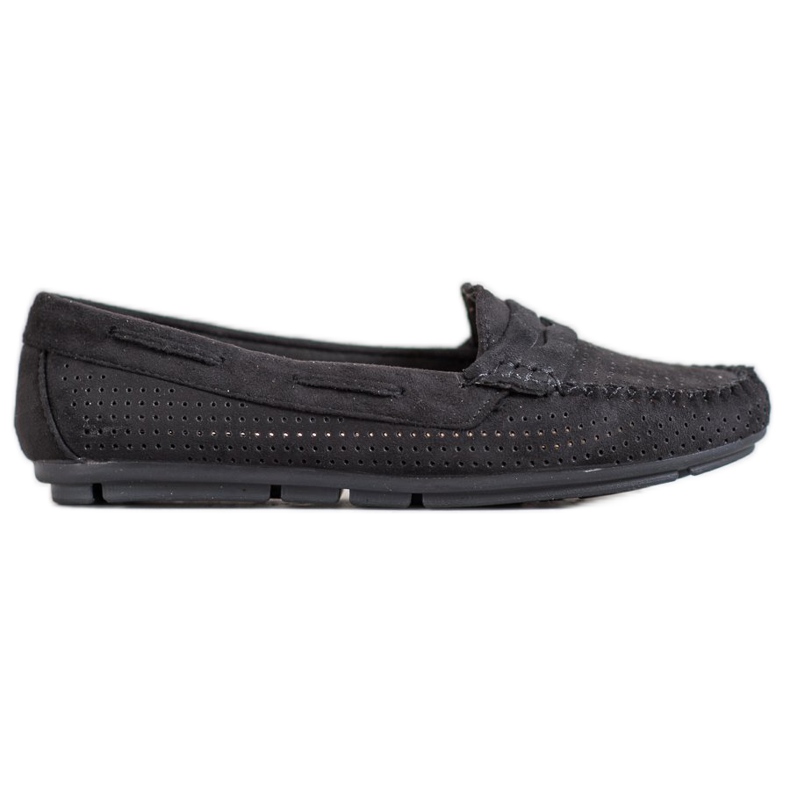 Clowse Textil loafers svart