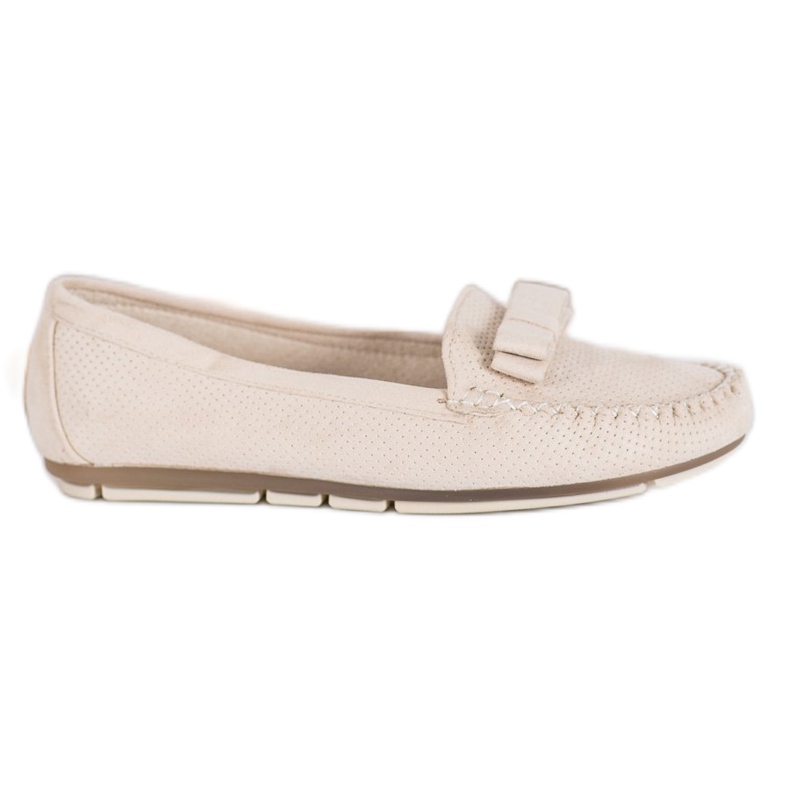 Clowse Openwork Loafers Med En Rosett beige