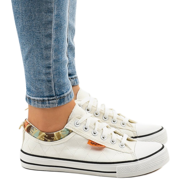 Klassiska vita sneakers W11