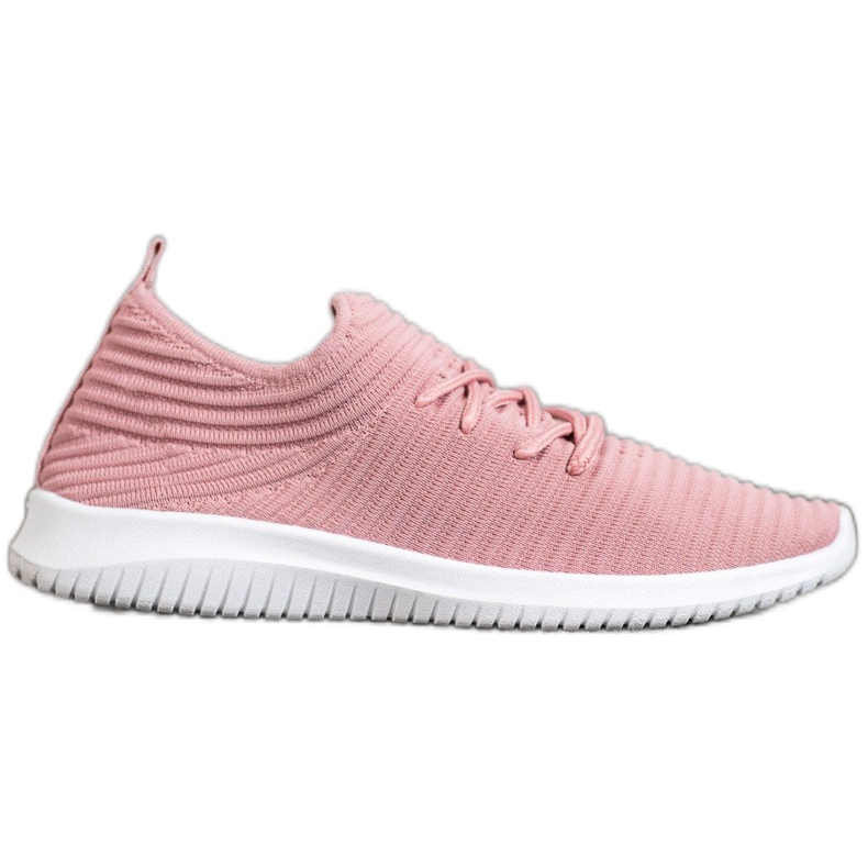 SHELOVET Textil Slip-On skor rosa