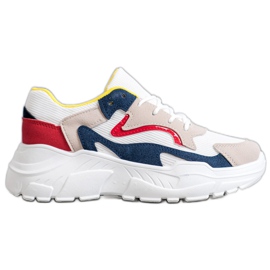 SHELOVET Textil sneakers mångfärgad