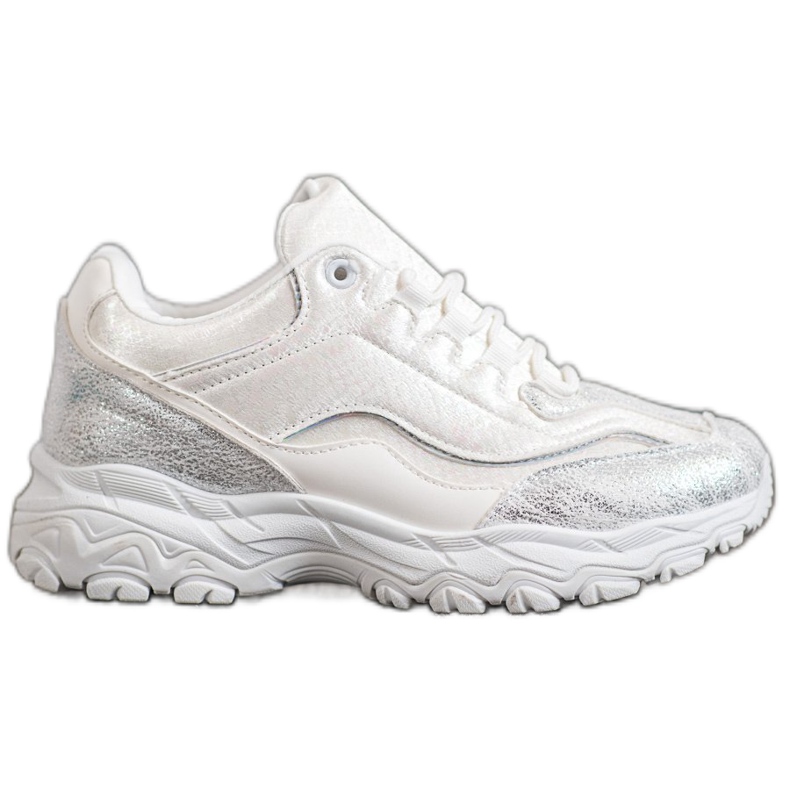 Small Swan Snygga vita sneakers