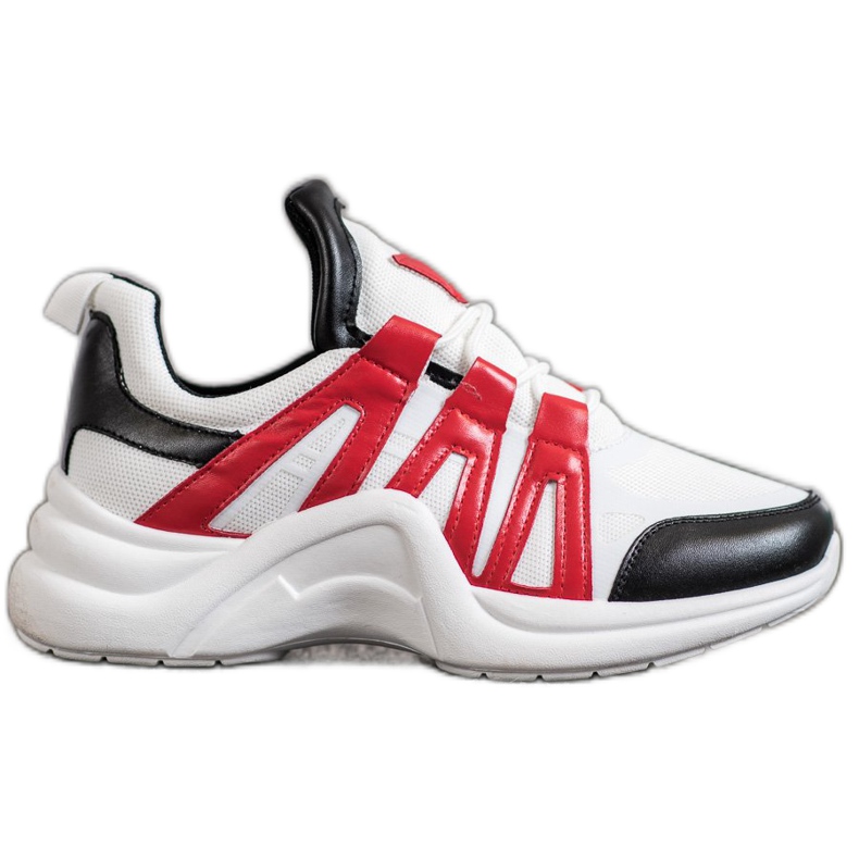 SHELOVET Bekväma mode sneakers vit mångfärgad