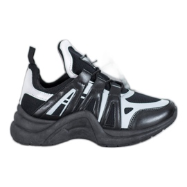 SHELOVET Bekväma mode sneakers vit svart