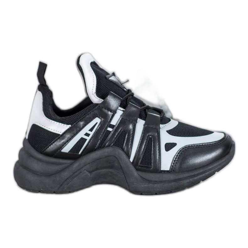 SHELOVET Bekväma mode sneakers vit svart