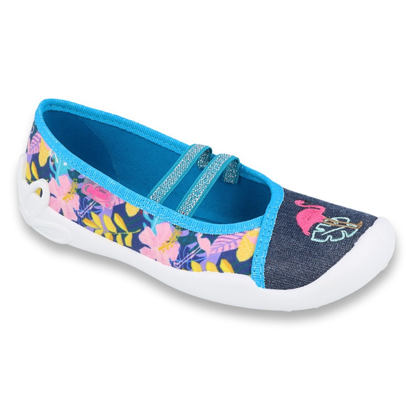 Befado barnskor 116Y270 blå rosa grå mångfärgad