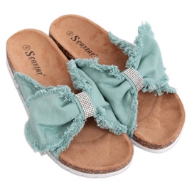 Gröna BG60P Gröna tofflor i kork