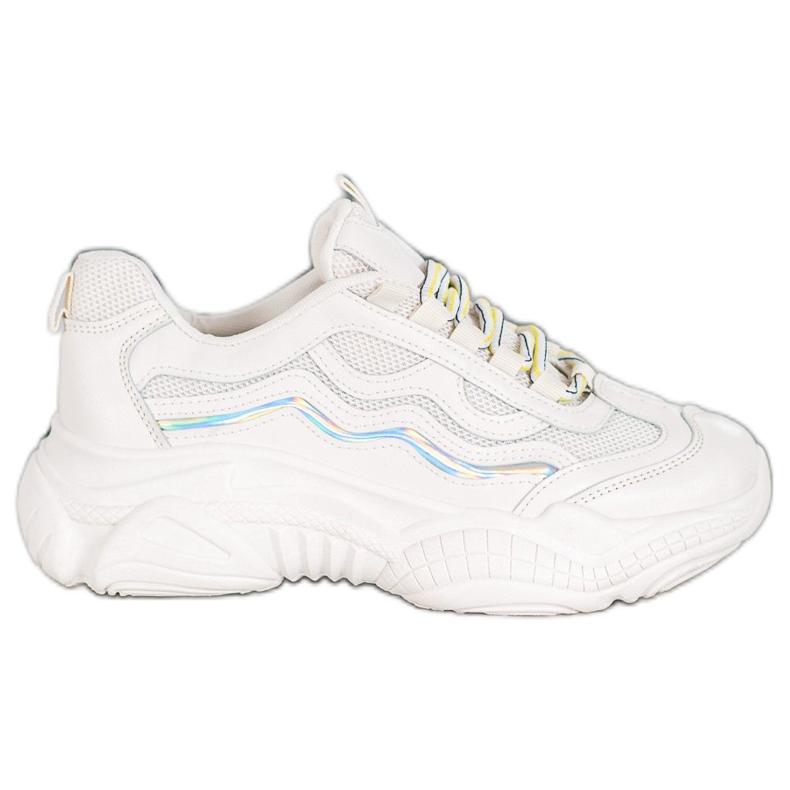 SHELOVET Sneakers på plattformen brun