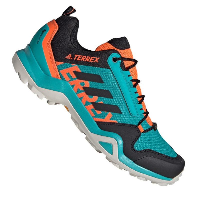 Adidas Terrex AX3 Gtx M FU7827 skor mångfärgad mångfärgad grön