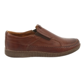 Riko 913 brun slip-on skor för män