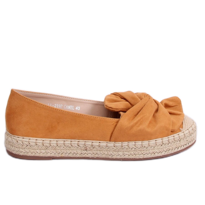 Camel espadriller LL-219P Camel för kvinnor brun mångfärgad