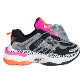 Bella Paris Sneakers med färgglada skär mångfärgad