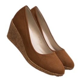 Goodin Klassisk kilballerina brun