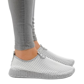 Grå kvinnors sportskor SJ1890-2