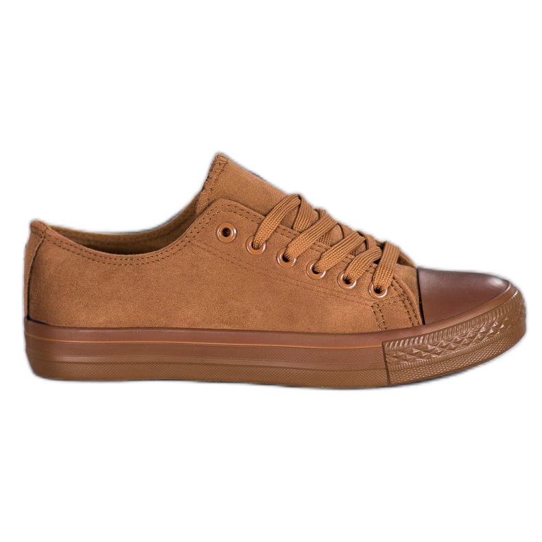 SHELOVET Mocka sneakers brun