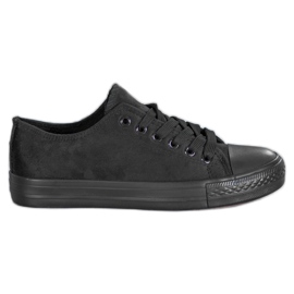 SHELOVET Mocka sneakers svart