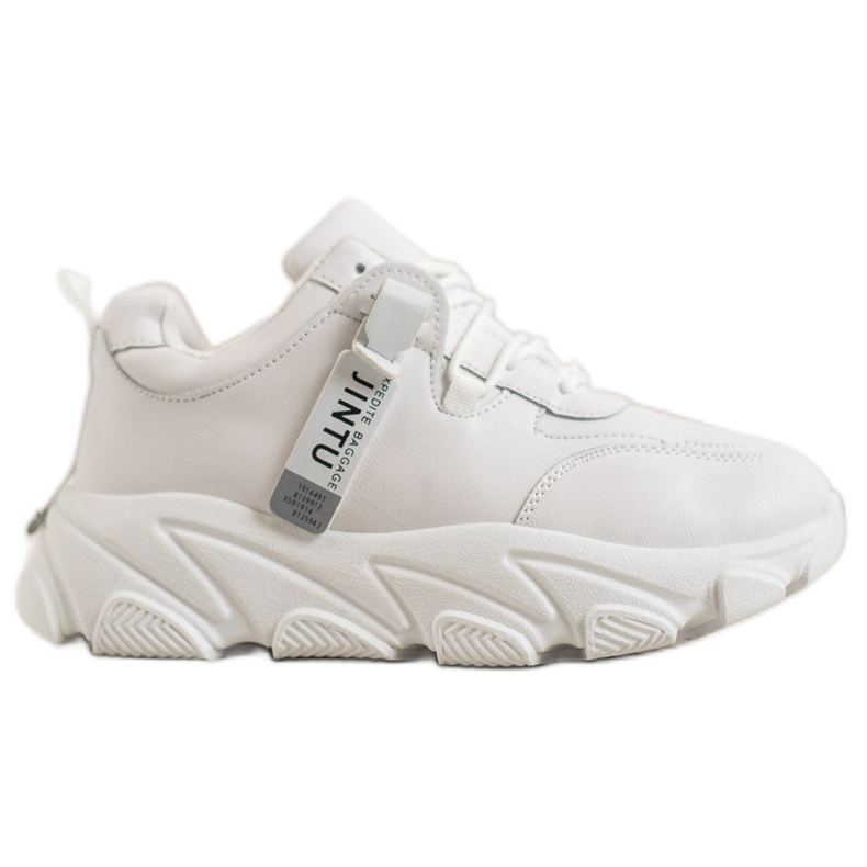 Bella Paris Vit sneakers med snörning