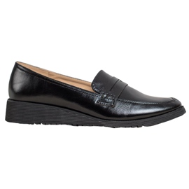 Goodin Black Wedge Moccasins svart