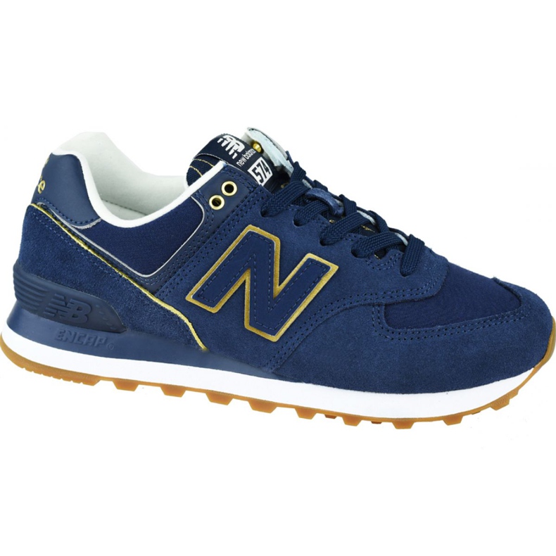 New Balance W WL574SOC skor marinblå