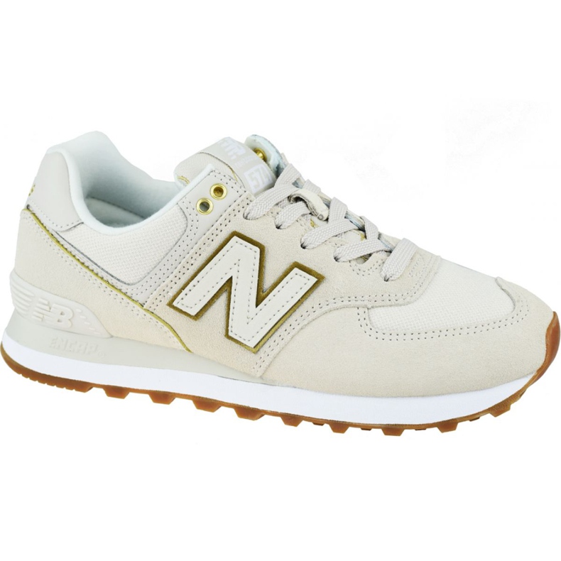 New Balance W WL574SOA skor beige