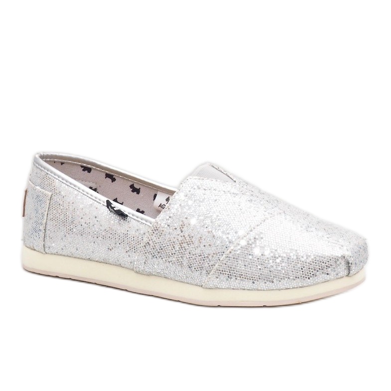 Silverskor, slip -on hundar AG0025 grå