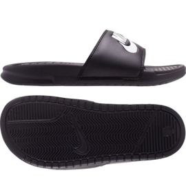 Nike Benassi Just Do It tofflor 343881-015 marinblå