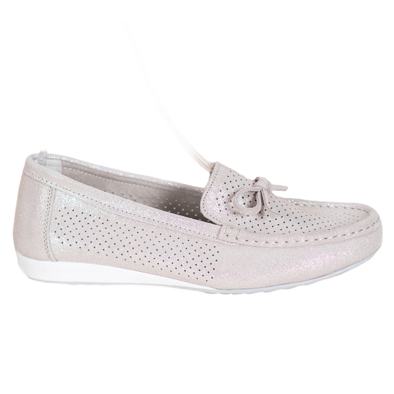 Goodin Läderskor med rosett brun