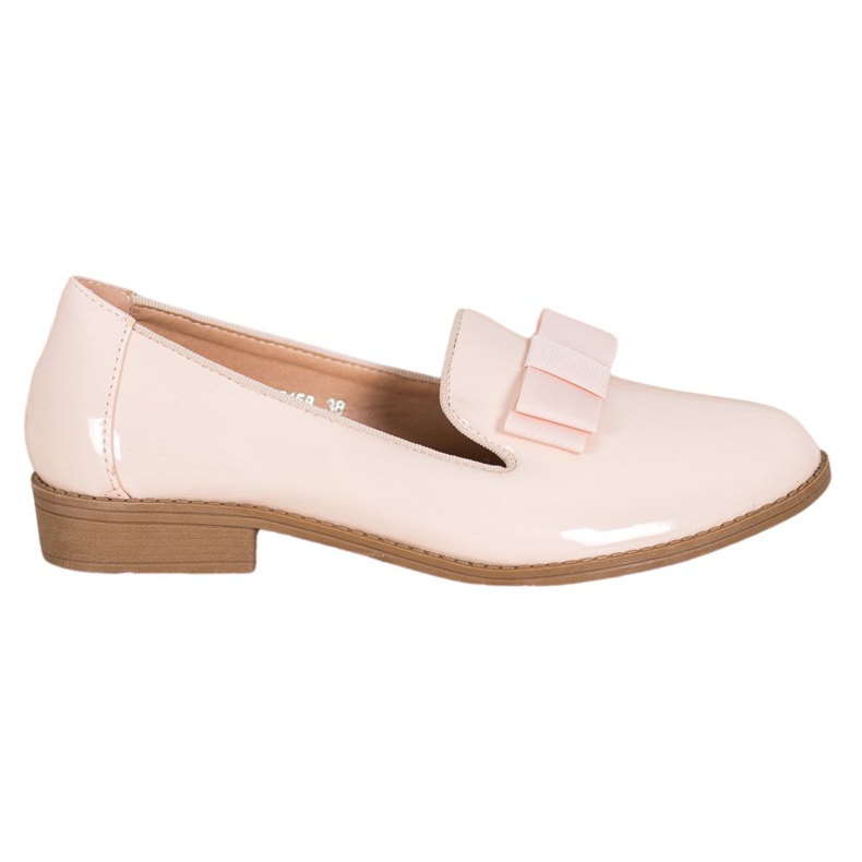 Fama Lackade herrar med en rosett brun