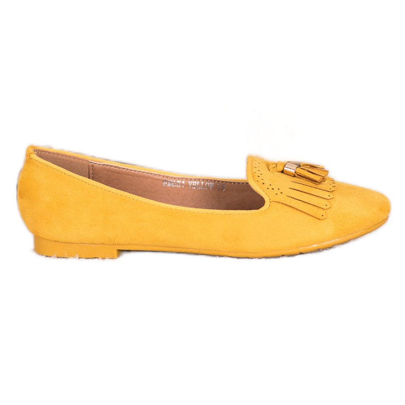 Fama Mocka herrar med fransar gul