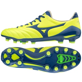 Mizuno Morelia Neo Ii Md M P1GA205325 fotbollsskor mångfärgad gula färger