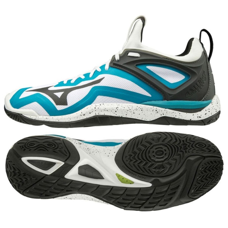 Mizuno Wave Mirage 3 M X1GA195085 handbollsskor mångfärgad blå