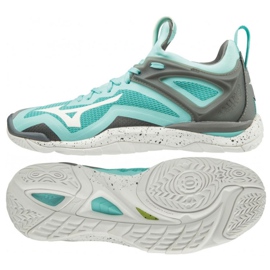 Mizuno Wave Mirage 3 W X1GB195001 handbollsskor mångfärgad blå