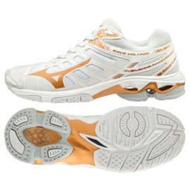 Mizuno Wave Voltage W V1GC196052 volleybollskor mångfärgad vit