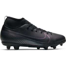 Nike Mercurial Superfly 7 Club FG / MG Jr AT8150-010 fotbollsskor svart flerfärgad
