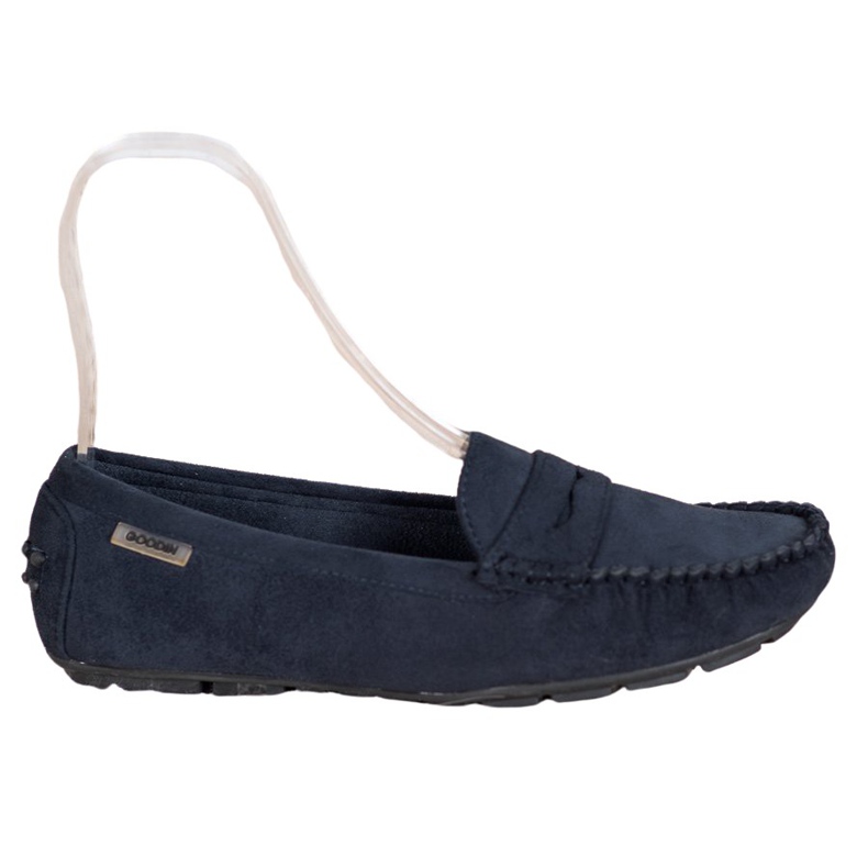 Goodin Klassiska textil loafers marinblå
