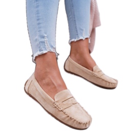 SEA Beige damloafers T348
