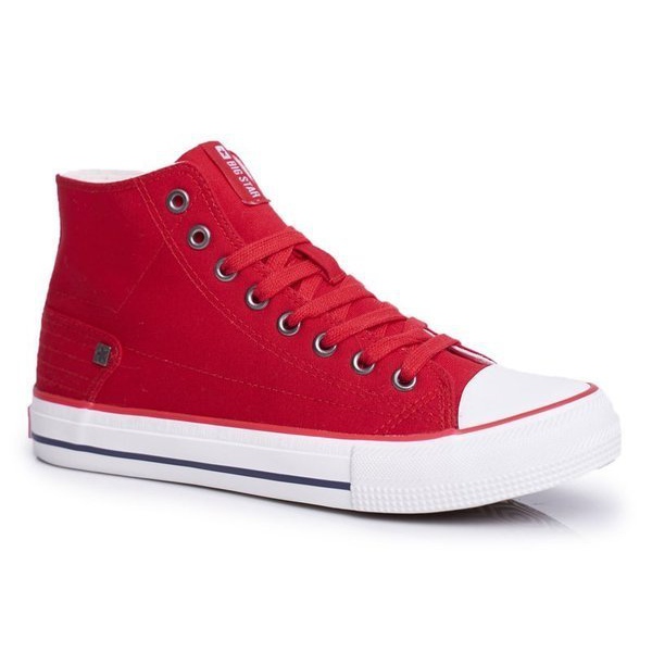 Röda sneakers Big Star high DD274334