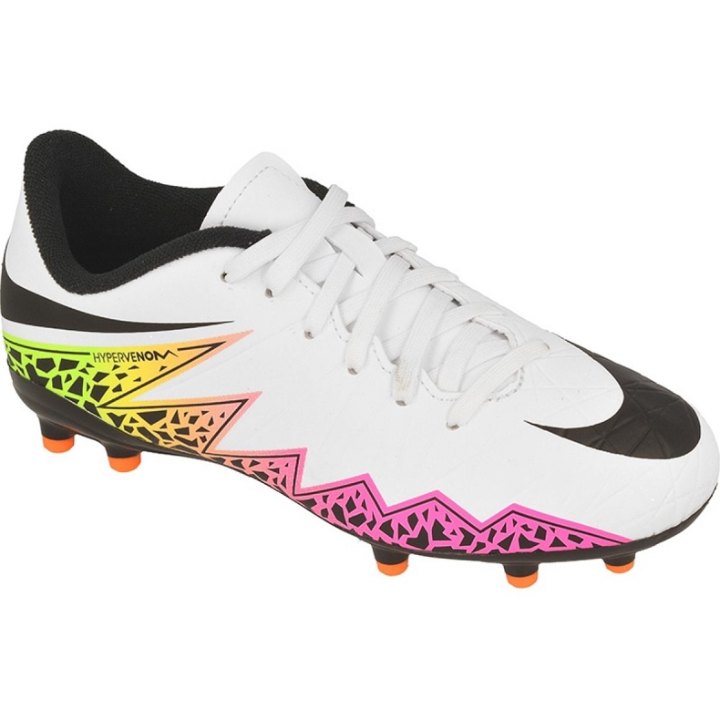 Nike Hypervenom Phelon Ii Fg Jr 744943-108 fotbollsskor mångfärgad vit