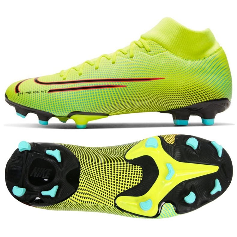 Nike Mercurial Superfly 7 Academy Mds FG / MG M BQ5427-703 fotbollsskor gul gul