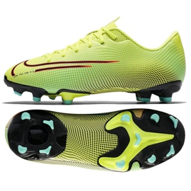 Nike Mercurial Vapor 13 Academy Mds FG / MG Jr CJ0980-703 fotbollsskor gul gula färger
